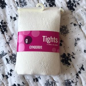 NWT Gymboree cream tights